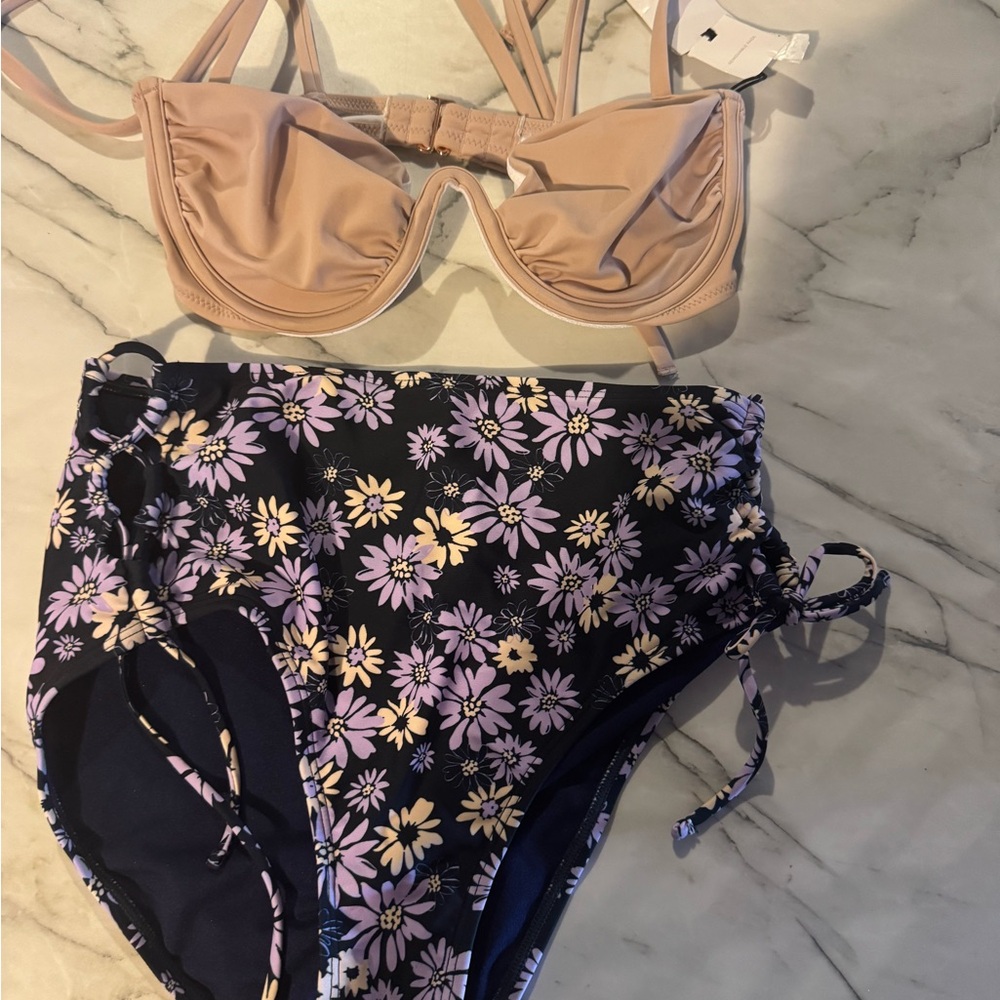 Shade & Shore Nude Pink Bikini Top